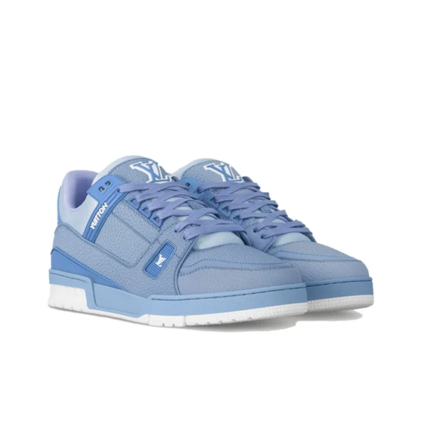 Louis Vuitton LV Trainer - Light Blue White - 图片 3