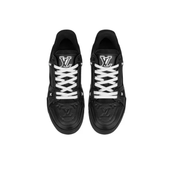 Louis Vuitton LV Trainer - Black Embossed Monogram - 图片 3
