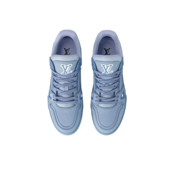 Louis Vuitton LV Trainer - Light Blue White - 图片 4