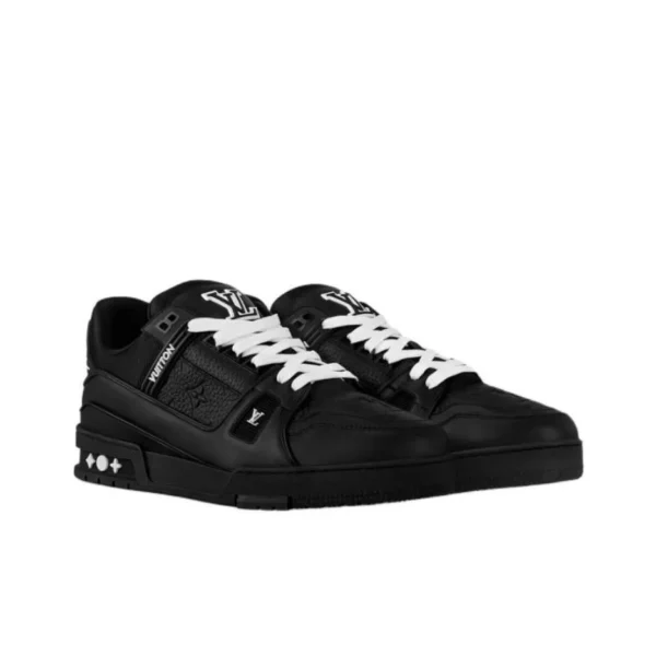 Louis Vuitton LV Trainer - Black Embossed Monogram - 图片 6