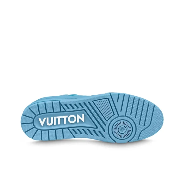 Louis Vuitton LV Trainer - Blue Embossed Monogram - 图片 3