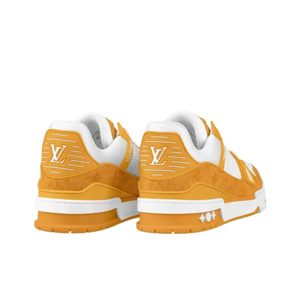 Louis Vuitton LV Trainer - Yellow Monogram Denim White - 图片 5