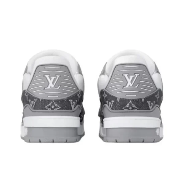 Louis Vuitton LV Trainer - Monogram Denim Grey White - 图片 5