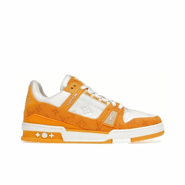 Louis Vuitton LV Trainer - Yellow Monogram Denim White