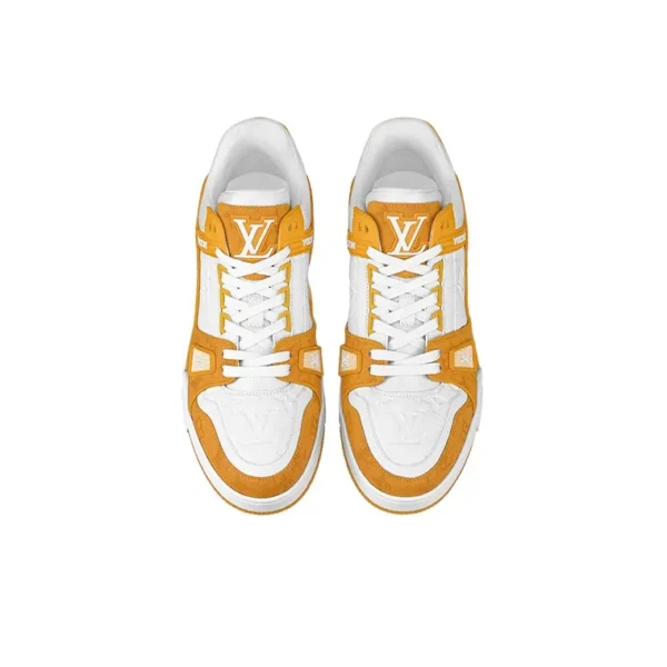 Louis Vuitton LV Trainer - Yellow Monogram Denim White - 图片 2