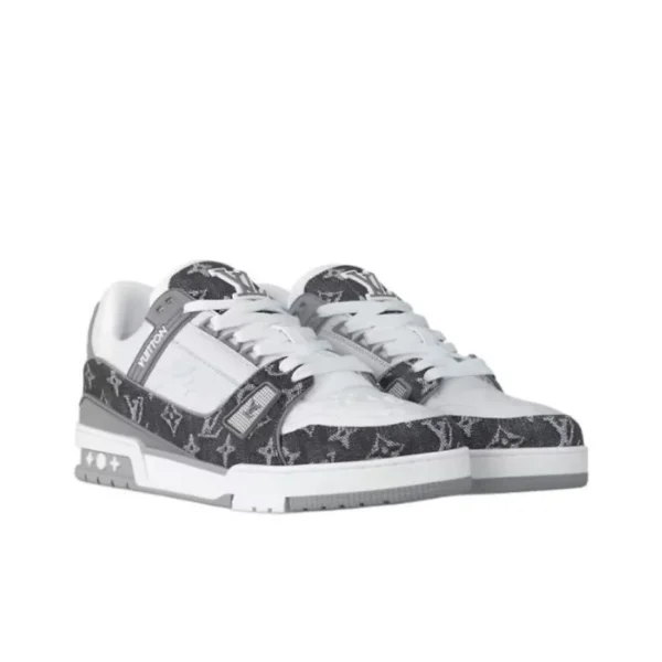 Louis Vuitton LV Trainer - Monogram Denim Grey White - 图片 2