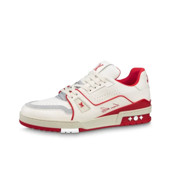 Louis Vuitton LV Trainer - #54 Signature Red - 图片 6