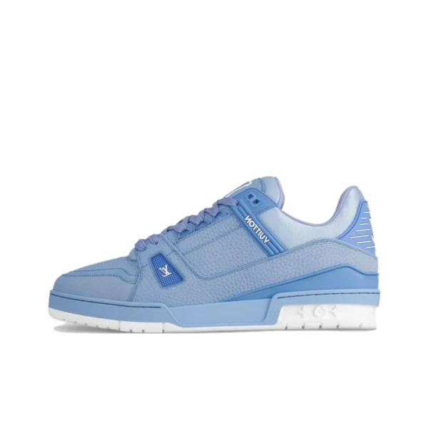 Louis Vuitton LV Trainer - Light Blue White - 图片 6