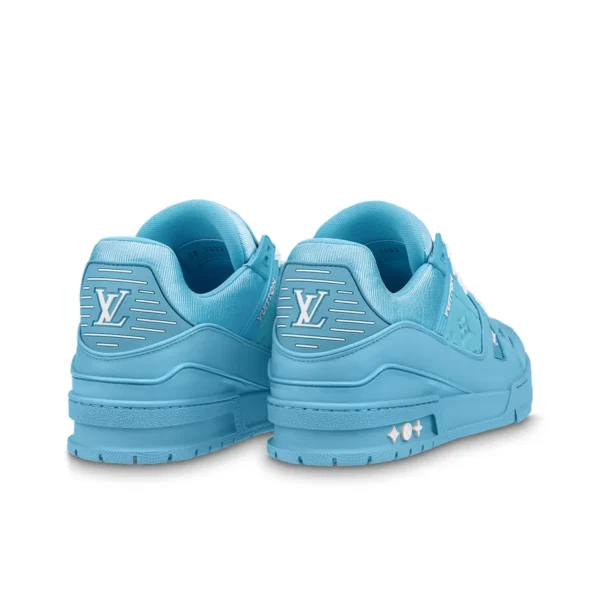 Louis Vuitton LV Trainer - Blue Embossed Monogram - 图片 2